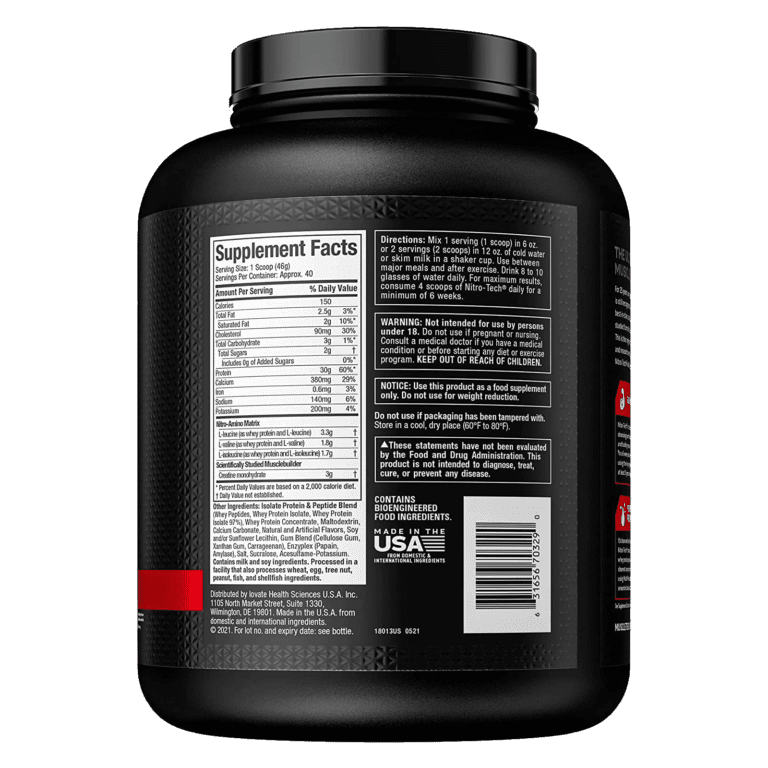 ⁦NitroTech Whey Protein⁩ - الصورة ⁦2⁩