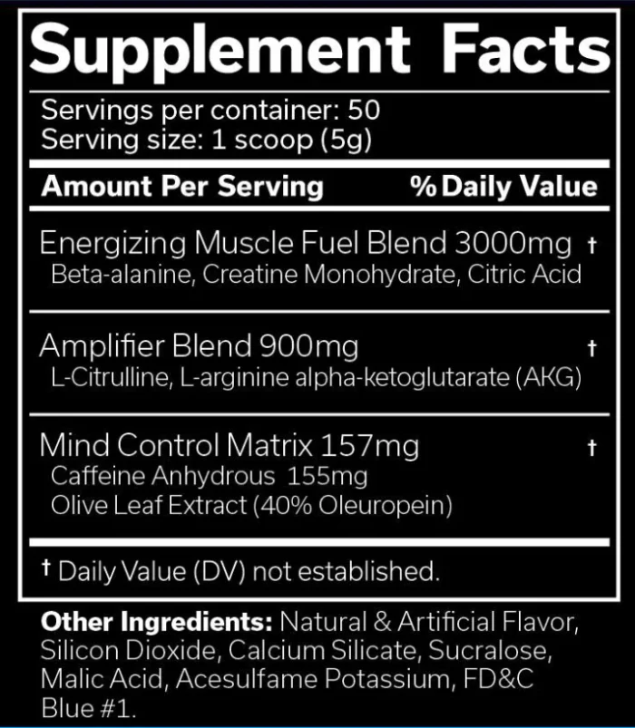 ⁦The Curse Pre Workout 50 Serv⁩ - الصورة ⁦3⁩