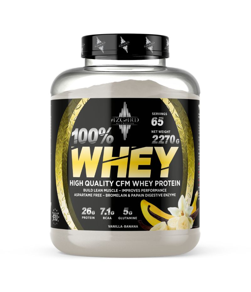 Azgard-whey-vanilla-banana Azgard Whey Protein - الصورة 1
