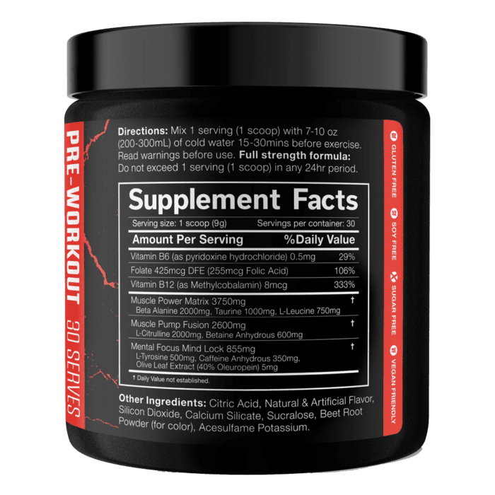 ⁦THE SHADOW Pre-workout⁩ - الصورة ⁦2⁩