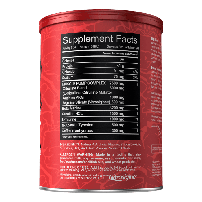 ⁦Red Rex Stomp Pre-workout⁩ - الصورة ⁦2⁩