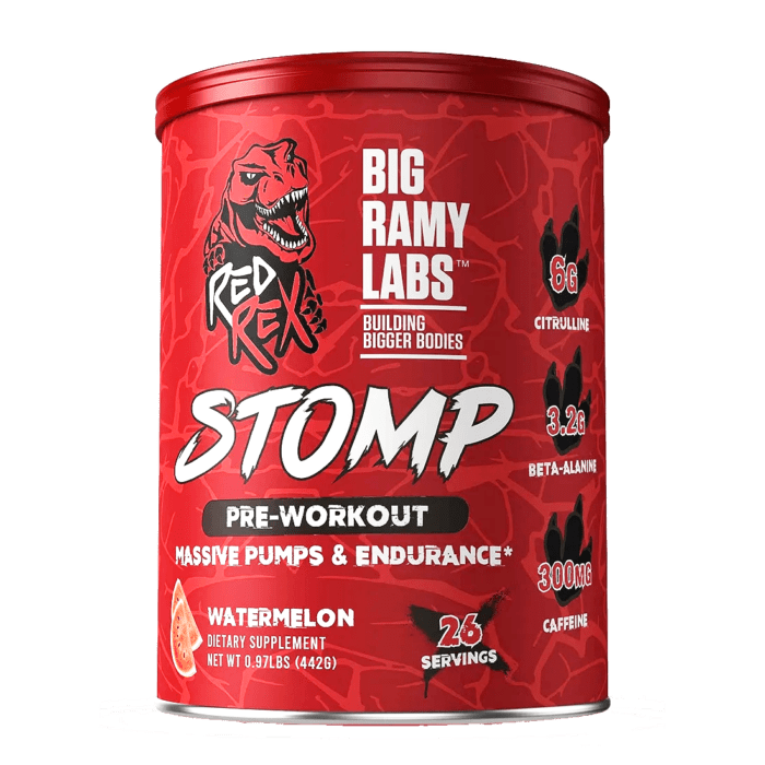 ⁦Red Rex Stomp Pre-workout⁩ - الصورة ⁦1⁩