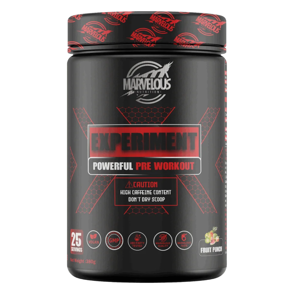 Marvelous-Nutrition-Experiment-Pre-Workout-480g-30-Servings Marvelous Experiment Pre-Workout - الصورة 1