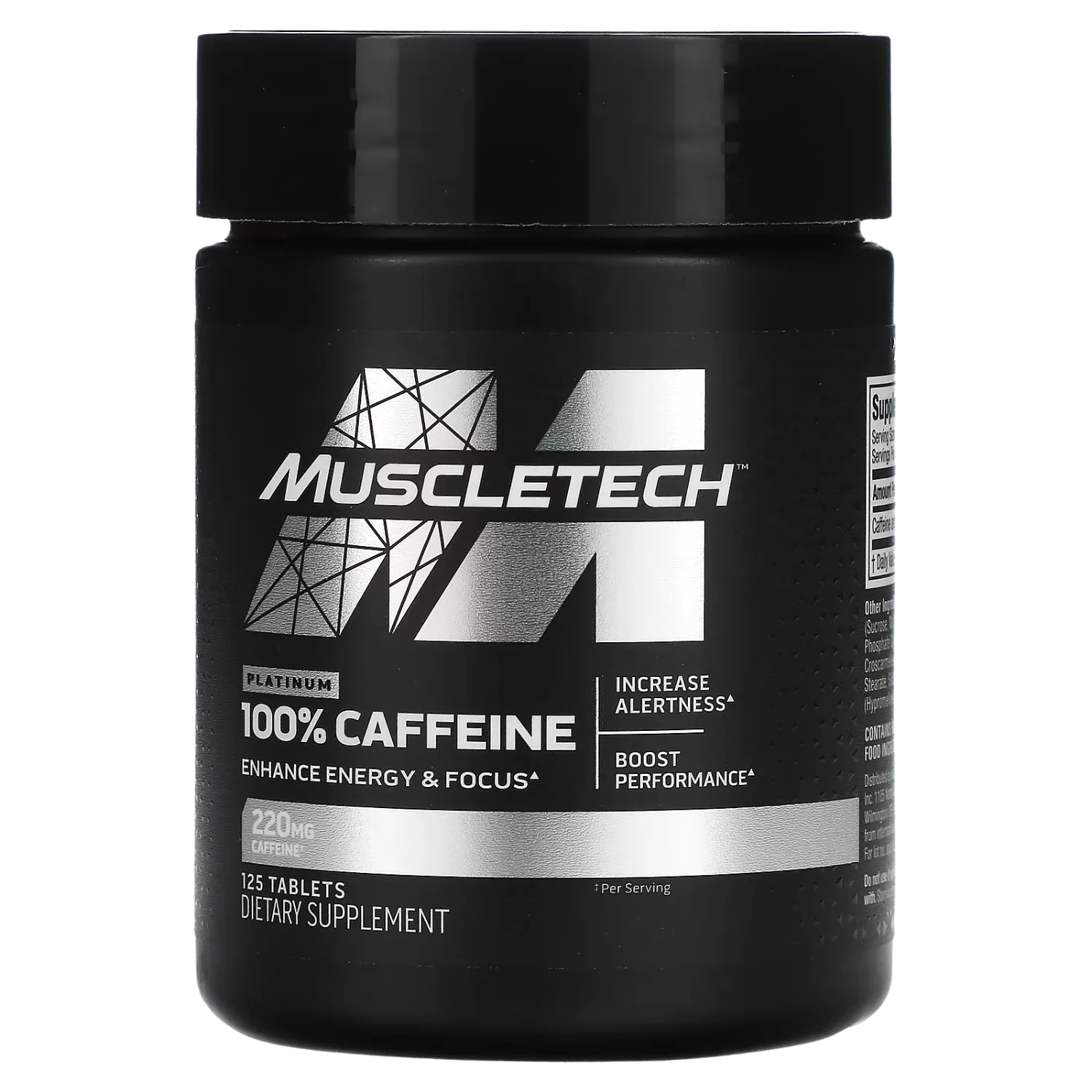 Platinum-100-Caffeine مكمل لزيادة التركيز