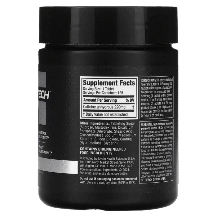 ⁦Muscletech Platinum 100% Caffeine⁩ - الصورة ⁦2⁩