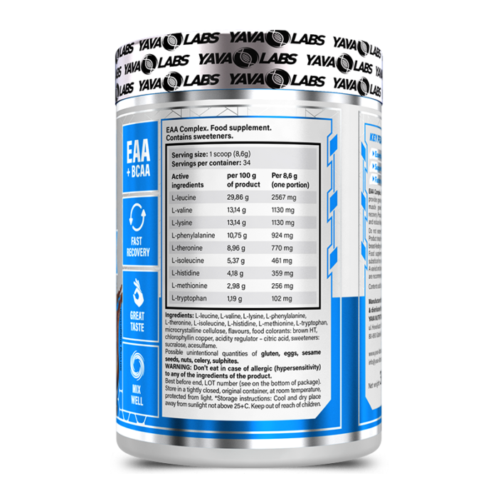 EAA مكمل غذائي للعضلات EAA قبل التمرين EAA أثناء التمرين مكمل EAA للاستشفاء الفرق بين EAA و BCAA EAA للدايت سعر EAA في مصر أفضل مكمل EAA للجيم