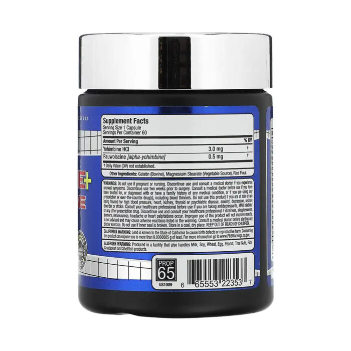 Allmax Yohimbine Yohimbine Rauwolscine Allmax Yohimbine Egypt يوهيمبين Alpha Yohimbine مكمل للتنشيف حارق دهون للجيم مكمل Cutting