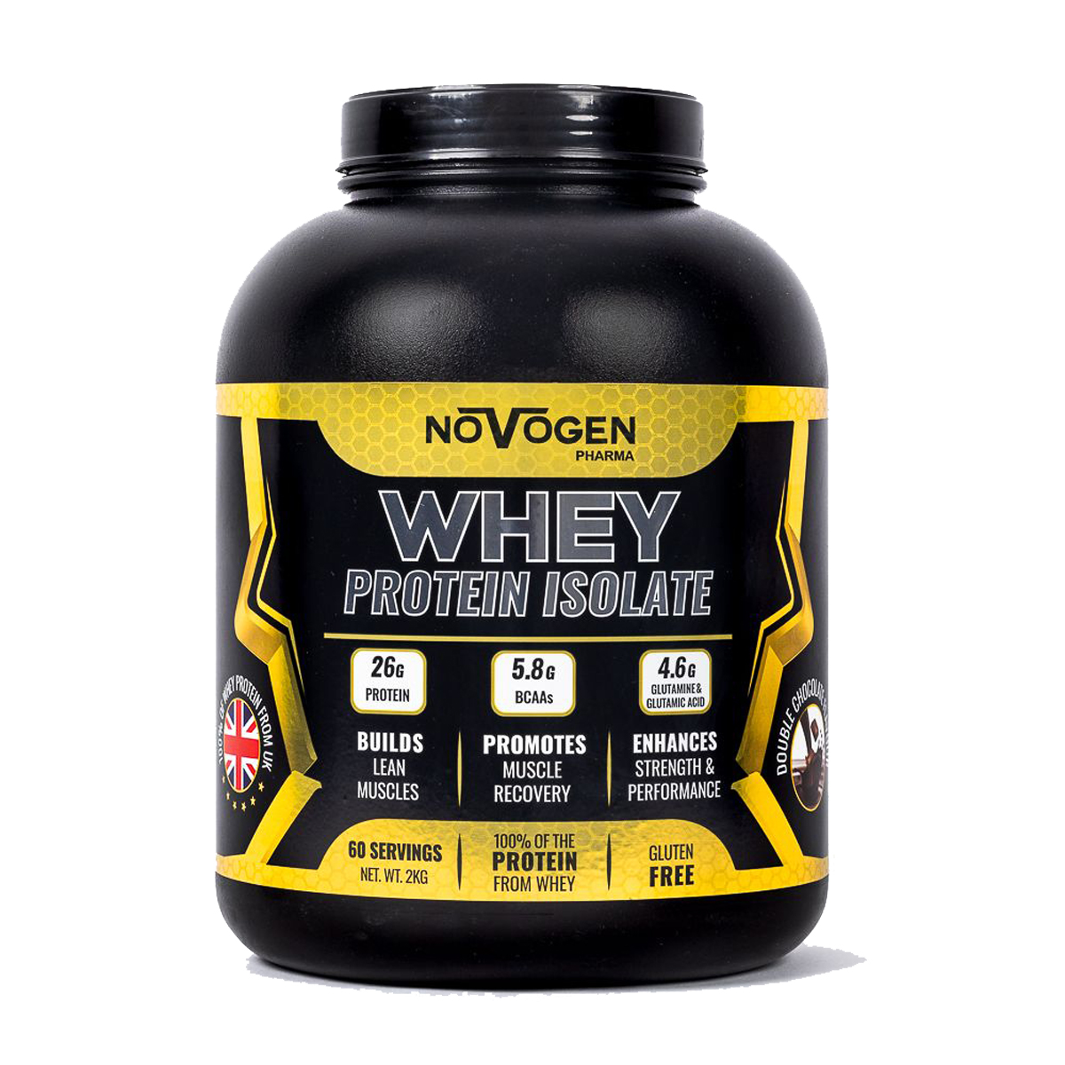 Novogen-Whey-Protein-Isolate-(2-kg) Novogen Whey Protein Isolate Novogen Whey 2kg واي بروتين Whey Protein Isolate بروتين أيزوليت بروتين للتنشيف