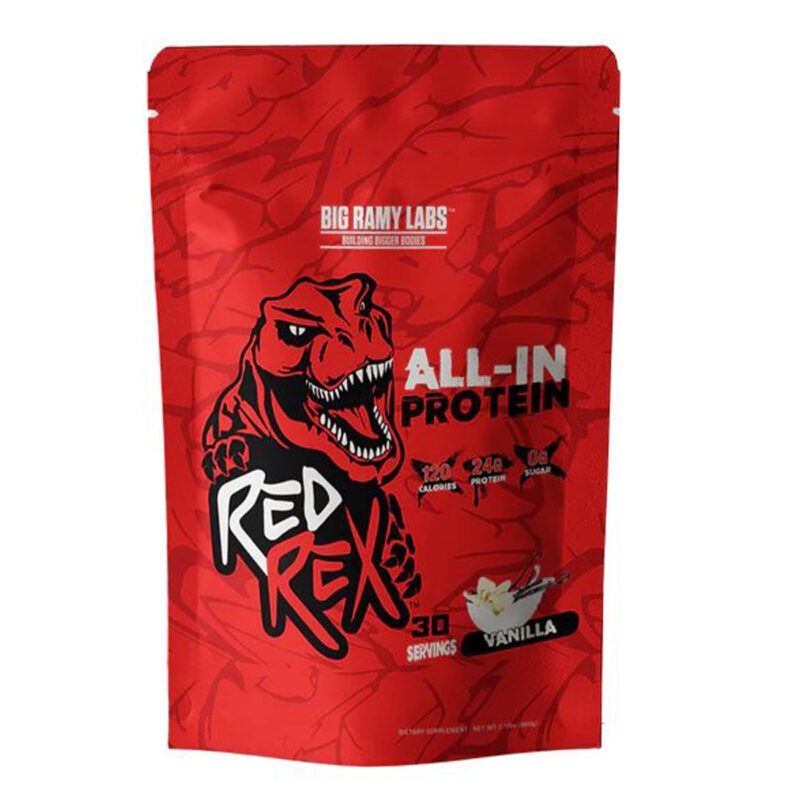 Red Rex All-In Protein Red Rex Protein All In Protein بروتين ريد ريكس بروتين للجيم بروتين لبناء العضلات
